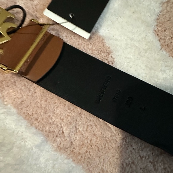 Ralph Lauren Brown Belt with Gold RL Buckle - Picture 7 of 8